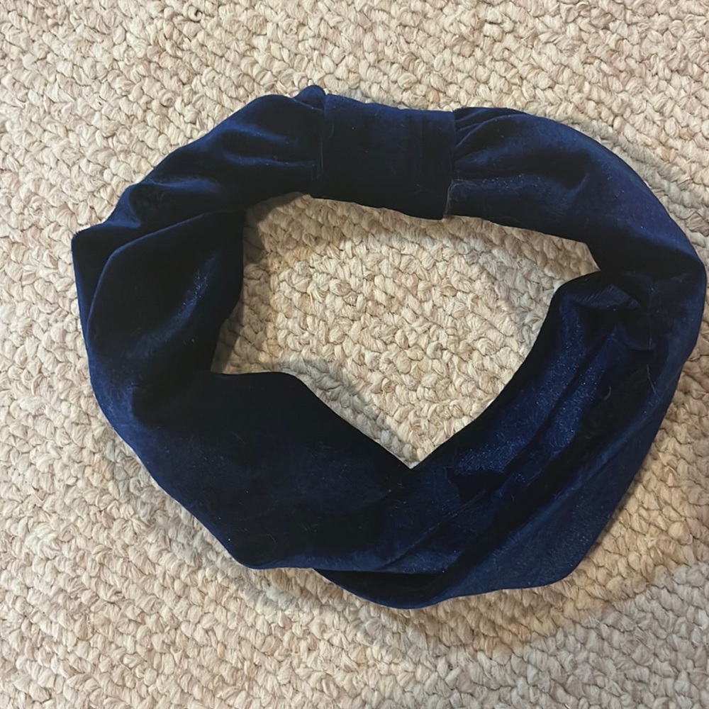 ModCloth Navy Blue Top Knot Headband